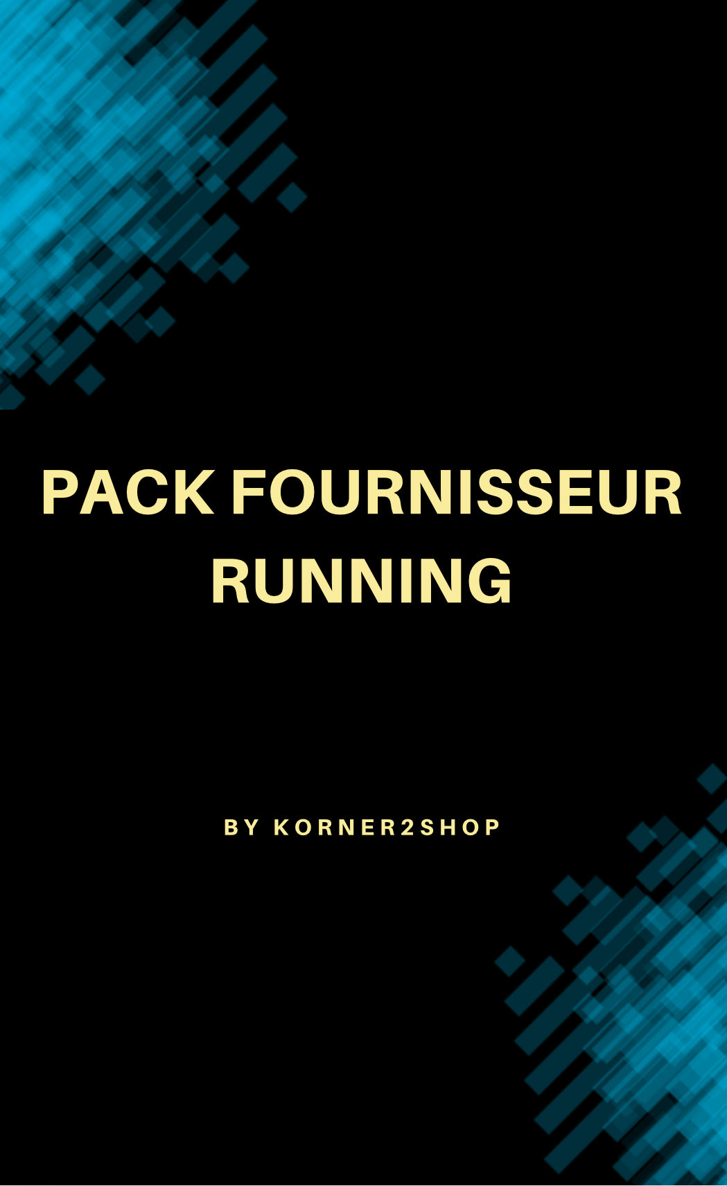PACK FOURNISSEUR RUNNING